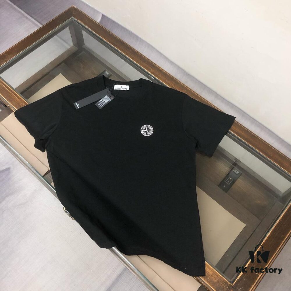 6931a41accd8ab3d7af985d9 A⭐️Stone Island Latest Couple's Round-Neck Short-Sleeve T-Shirt, High-Quality Fashion Unisex Tee with Custom Compass Embroidered Logo, Breathable and Comfortable Premium Fabric