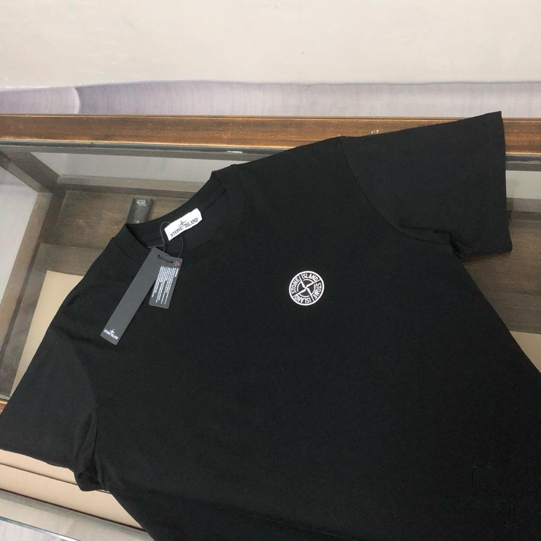 6931a41accd8ab3d7af985da A⭐️Stone Island Latest Couple's Round-Neck Short-Sleeve T-Shirt, High-Quality Fashion Unisex Tee with Custom Compass Embroidered Logo, Breathable and Comfortable Premium Fabric