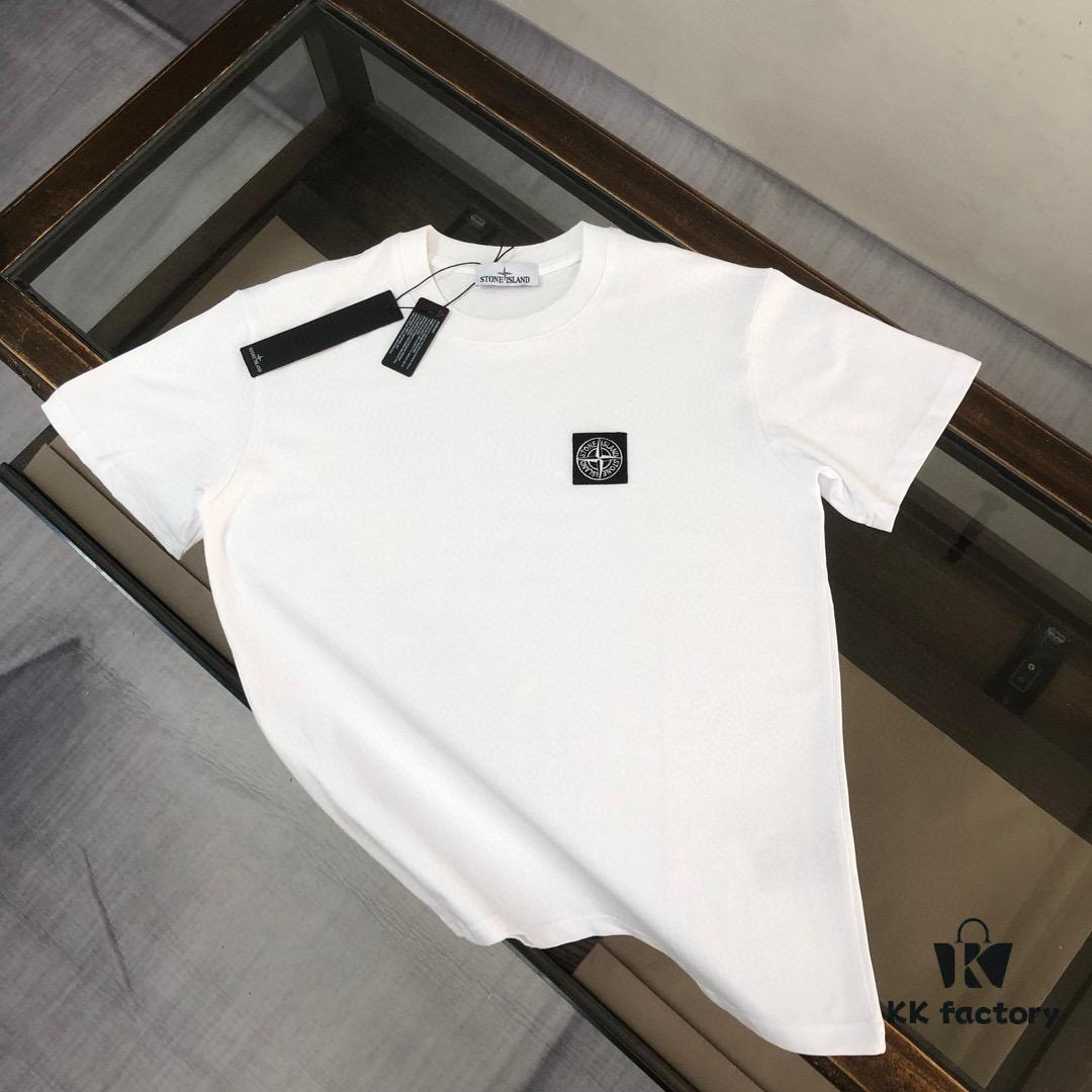 6931a41accd8ab3d7af985e1 A⭐️Stone Island Latest Couple Round Neck Short Sleeve T-Shirt - Stylish Unisex Tee