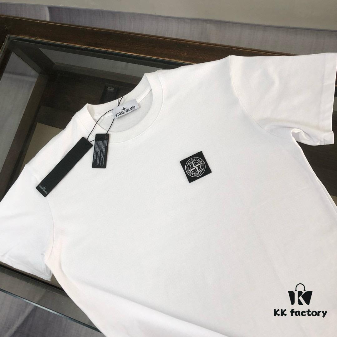6931a41accd8ab3d7af985e2 A⭐️Stone Island Latest Couple Round Neck Short Sleeve T-Shirt - Stylish Unisex Tee