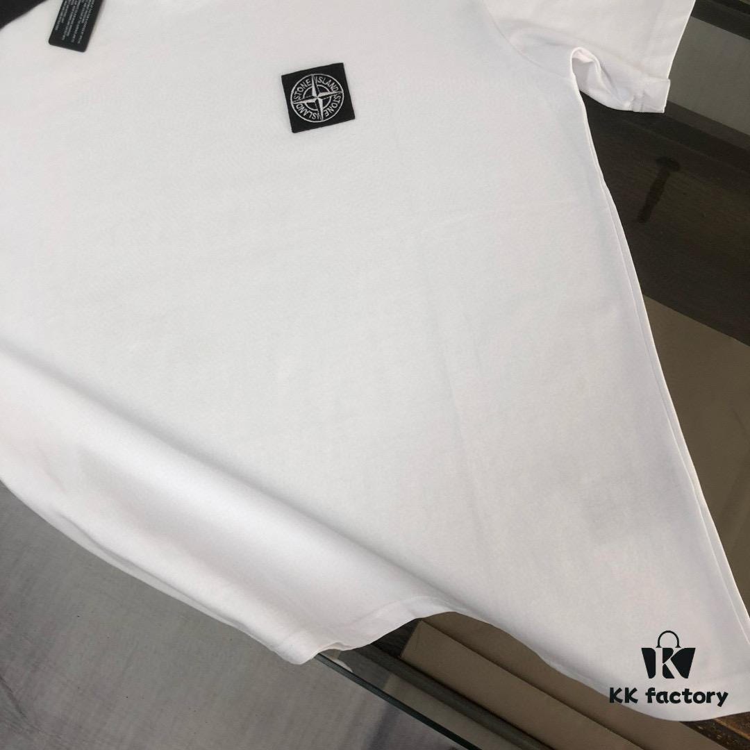 6931a41bccd8ab3d7af985e5 A⭐️Stone Island Latest Couple Round Neck Short Sleeve T-Shirt - Stylish Unisex Tee