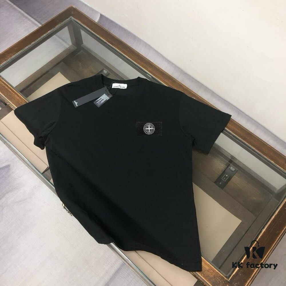 6931a41bccd8ab3d7af985e9 A⭐️Stone Island Latest Couple Round-Neck Short-Sleeve T-Shirt, High-Quality Fashion Unisex Tee with Custom Compass Embroidered Logo, Premium Imported Fabric, Breathable and Comfortable