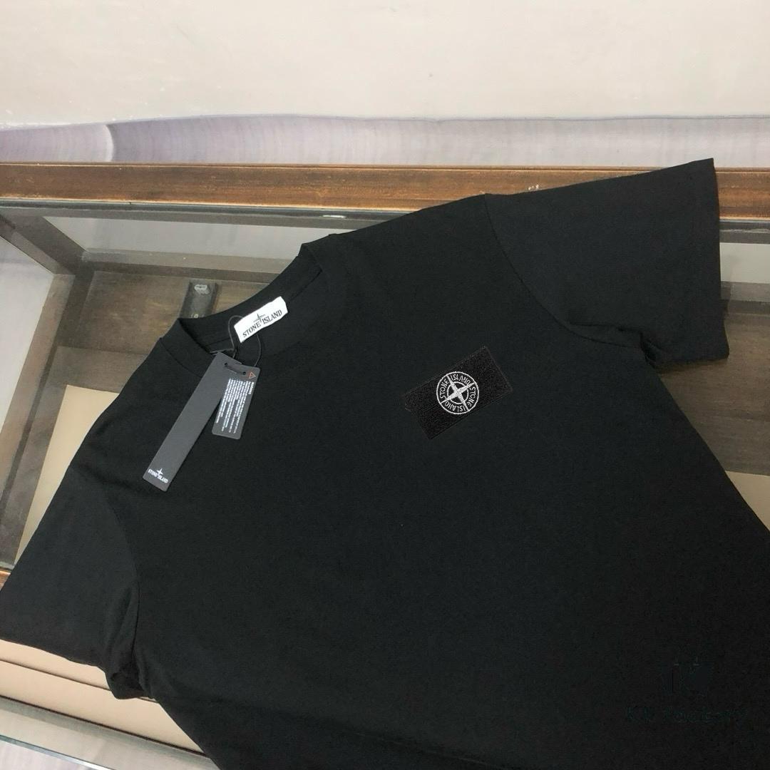 6931a41bccd8ab3d7af985ea A⭐️Stone Island Latest Couple Round-Neck Short-Sleeve T-Shirt, High-Quality Fashion Unisex Tee with Custom Compass Embroidered Logo, Premium Imported Fabric, Breathable and Comfortable