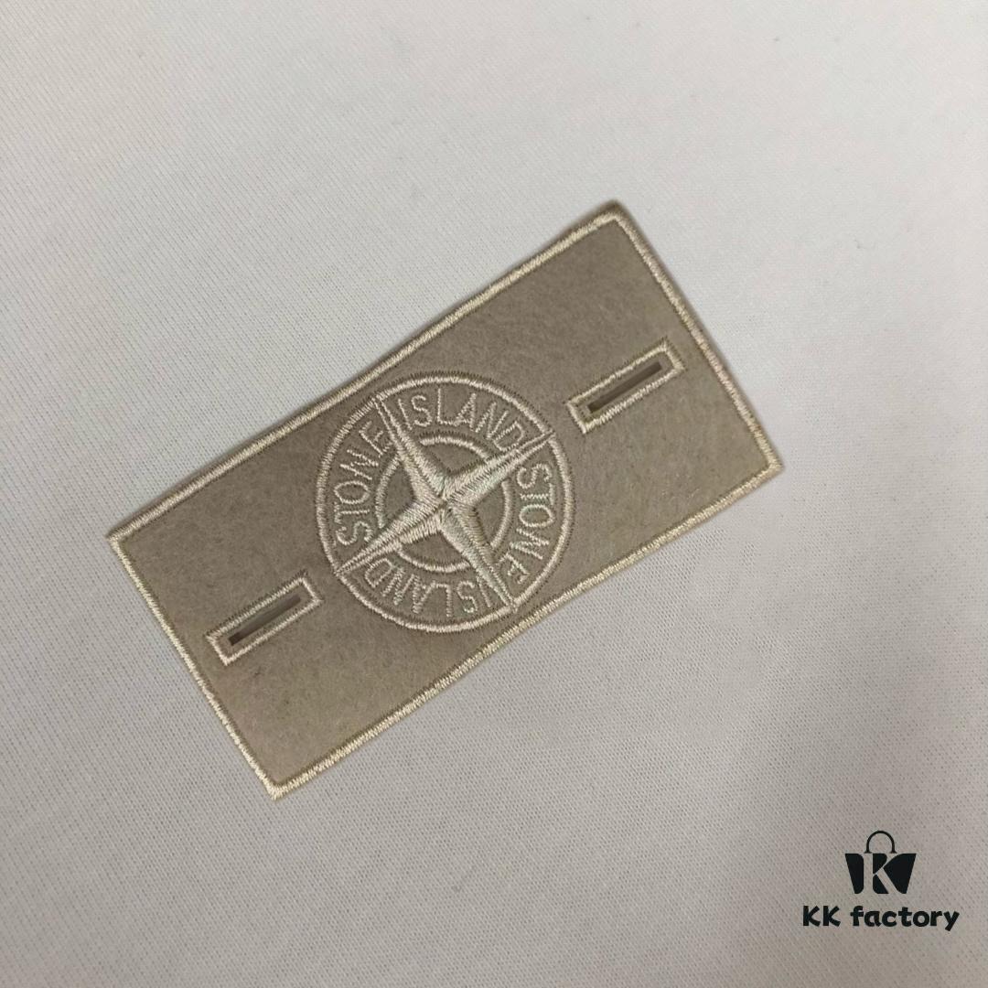 6931a41cccd8ab3d7af985f2 A⭐️Stone Island Latest Couple Round Neck Short Sleeve T-Shirt - High-Quality Fashion Unisex Tee with Custom Compass Embroidered Logo, Breathable and Comfortable Premium Fabric