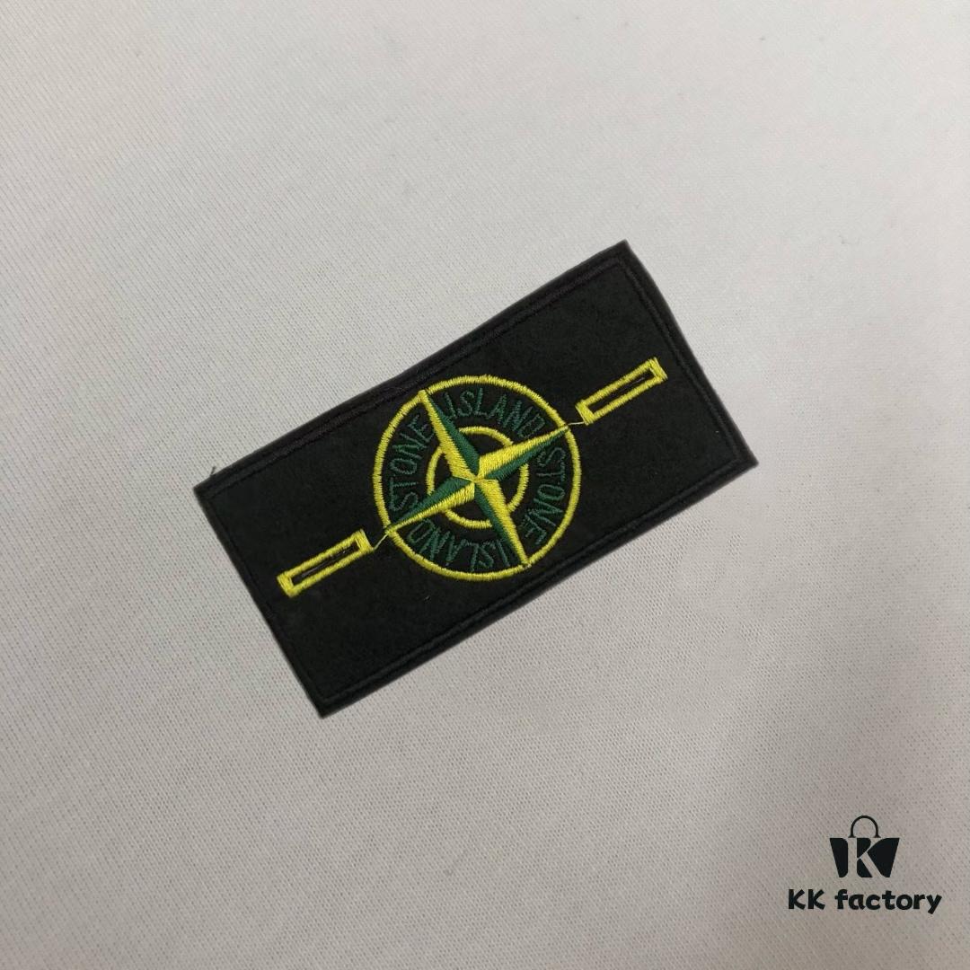 6931a41cccd8ab3d7af985f8 A⭐️Stone Island Latest Couple Round Neck Short-Sleeve T-Shirt - High-Quality Fashionable and Comfortable Unisex Tee with Custom Compass Embroidered Logo
