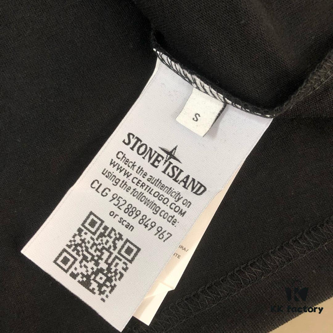 6931a41eccd8ab3d7af98605 A⭐️Stone Island Latest Couple Round-Neck Short-Sleeve T-Shirt, High-Quality Fashionable and Comfortable Unisex Tee with Custom Compass Embroidered Logo, Breathable Imported Fabric
