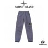 6931a41fccd8ab3d7af9861b STONE ISLAND 23SS Compass Dual-Pocket Elastic Waist Cargo Pants - Lightweight Stretch Cotton Canvas with Brushed Finish