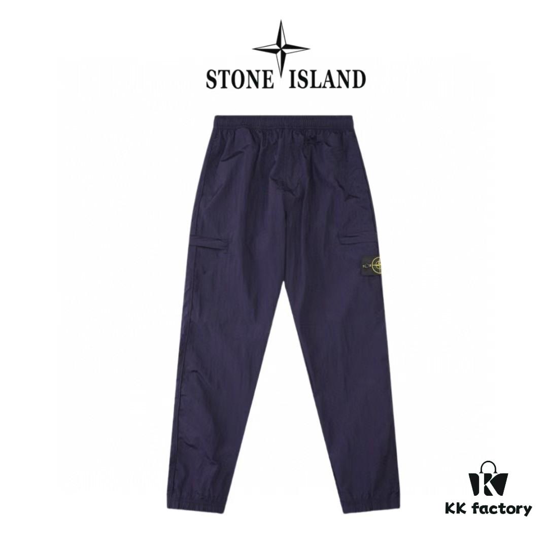 6931a420ccd8ab3d7af98622 STONE ISLAND Metal Nylon Lightweight Quick-Dry Waterproof Pants Men's and Women's Tailored Jogger Trousers