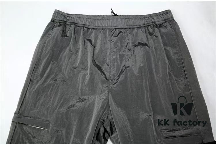 6931a420ccd8ab3d7af98626 STONE ISLAND Metal Nylon Lightweight Quick-Dry Waterproof Pants Men's and Women's Tailored Jogger Trousers