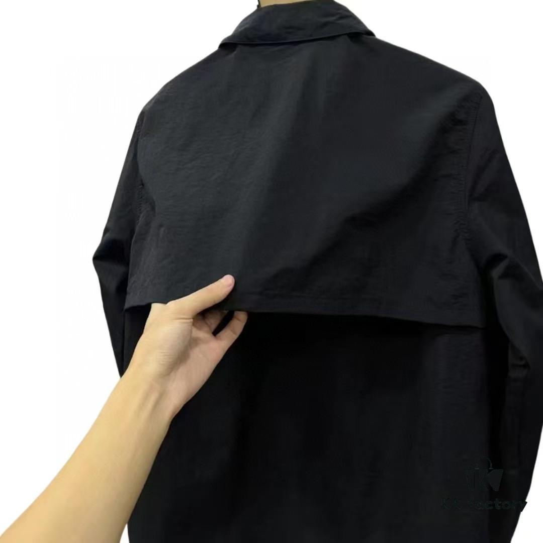 6931a421ccd8ab3d7af98639 Stone Island Shadow Project 21SS Shadow Black Label Shirt Jacket - Original Surplus Stock