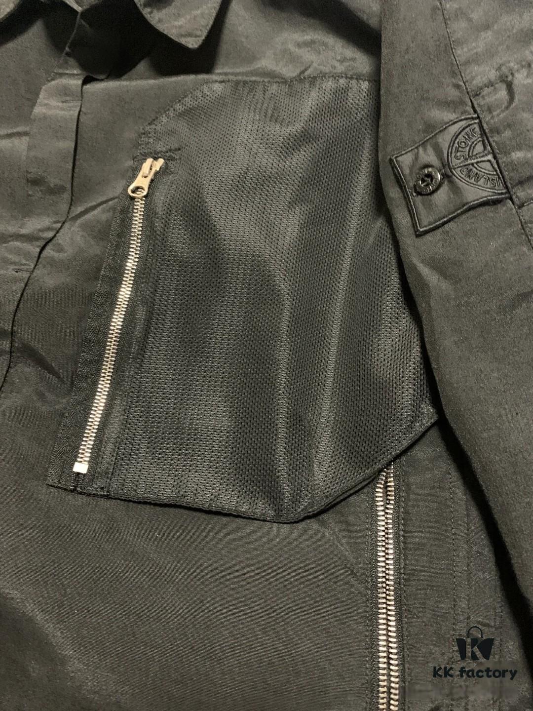 6931a421ccd8ab3d7af9863b Stone Island Shadow Project 21SS Shadow Black Label Shirt Jacket - Original Surplus Stock
