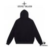 6931a422ccd8ab3d7af98647 Stone Island Hooded Zip-Up Sweatshirt Jacket with Sleeve Badge