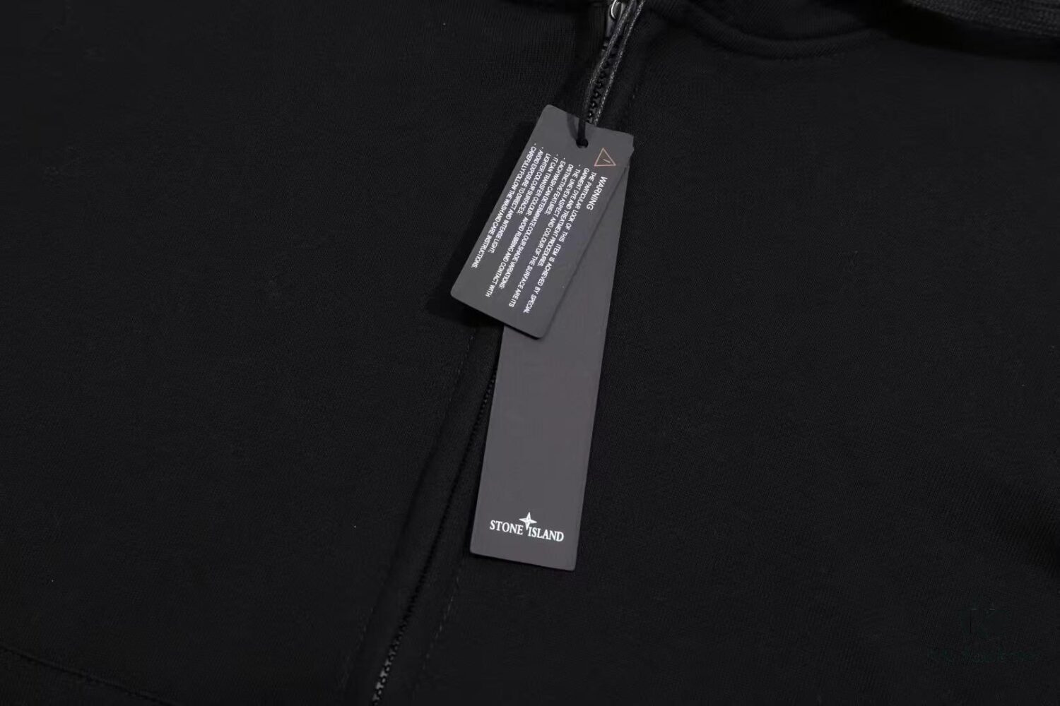 6931a422ccd8ab3d7af9864a Stone Island Hooded Zip-Up Sweatshirt Jacket with Sleeve Badge