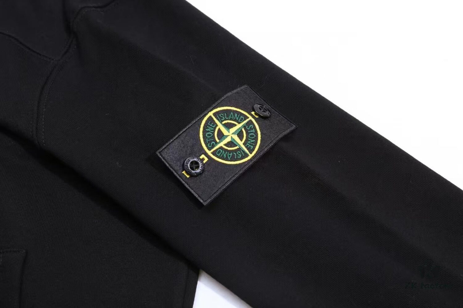 6931a422ccd8ab3d7af9864c Stone Island Hooded Zip-Up Sweatshirt Jacket with Sleeve Badge