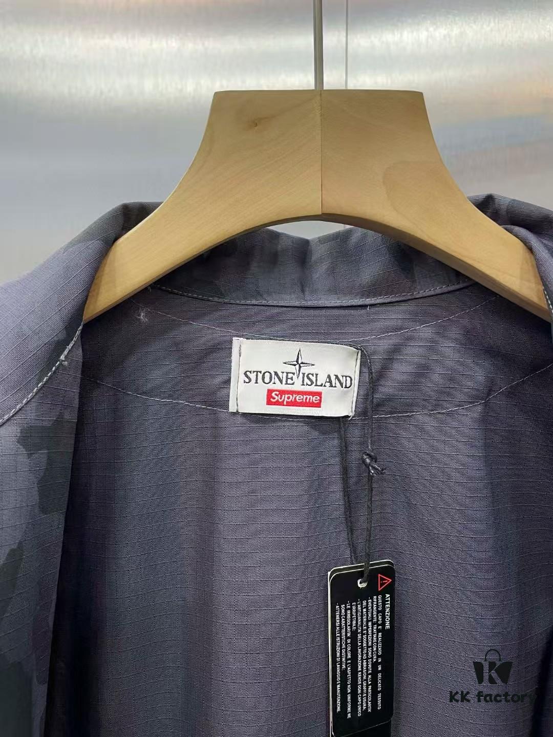 6931a423ccd8ab3d7af98663 Stone Island x Supreme SS22 Week 12 Camo Jacket - Original Surplus Stock