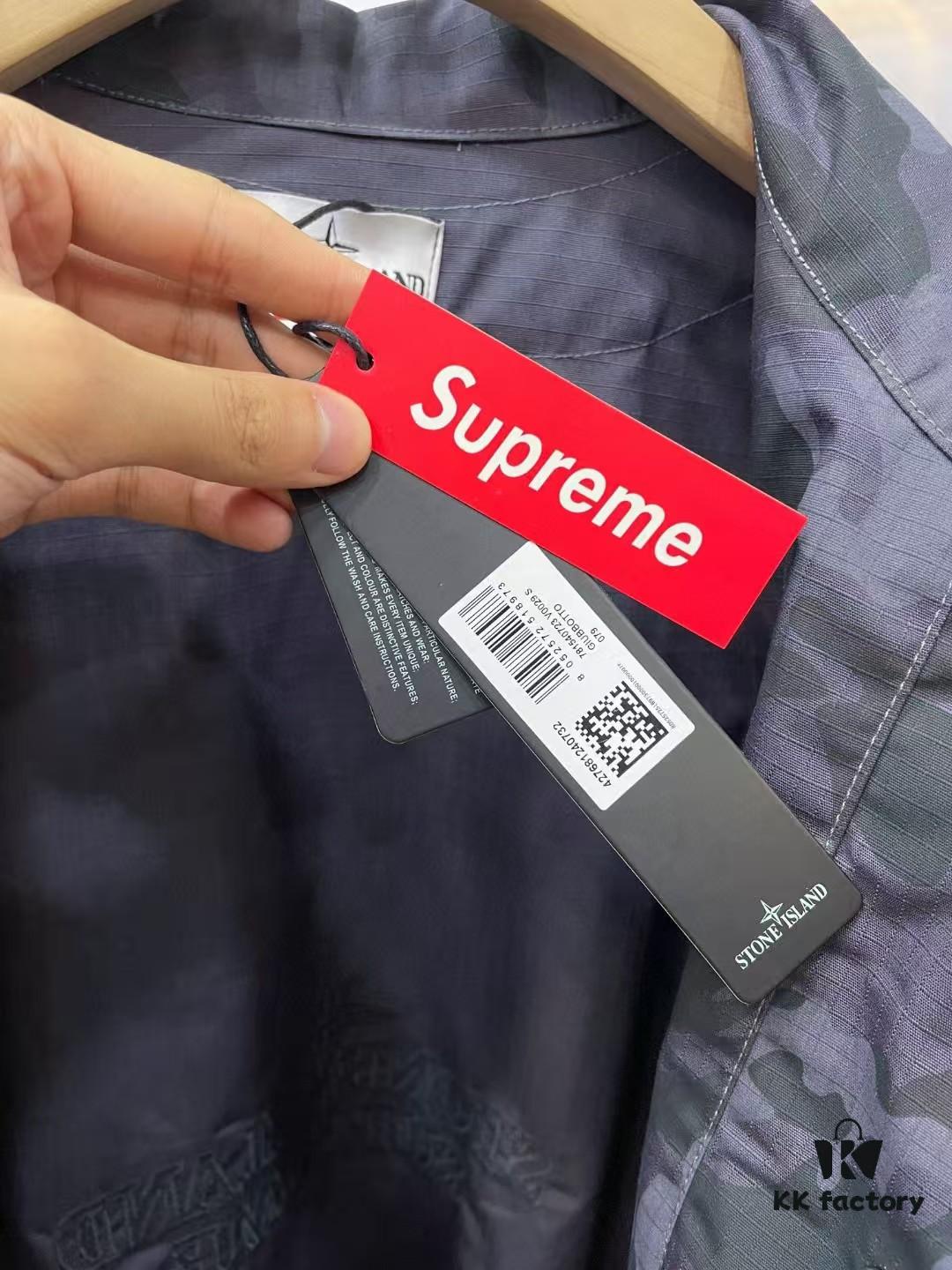 6931a423ccd8ab3d7af98666 Stone Island x Supreme SS22 Week 12 Camo Jacket - Original Surplus Stock