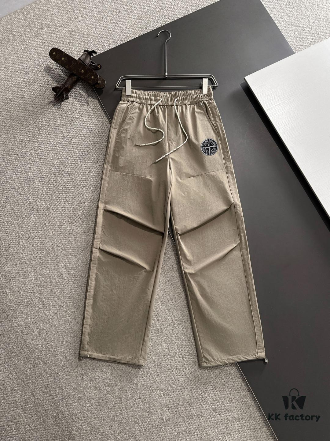 6931a425ccd8ab3d7af9868c Stone Island 2025 Spring/Summer New Elastic Waist Casual Pants, Lightweight Custom Fabric, Breathable and Comfortable, Exquisite Details, Premium Design Concept, Soft and Smooth Texture, Relaxed Cut with Excellent Fit