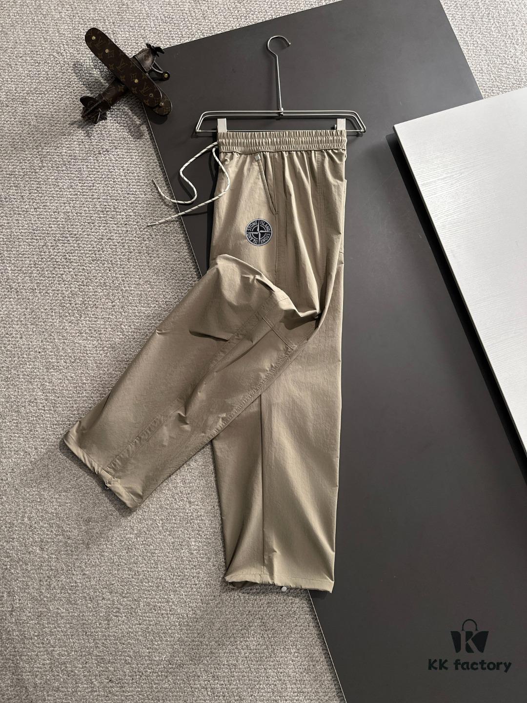 6931a426ccd8ab3d7af98692 Stone Island 2025 Spring/Summer New Elastic Waist Casual Pants, Lightweight Custom Fabric, Breathable and Comfortable, Exquisite Details, Premium Design Concept, Soft and Smooth Texture, Relaxed Cut with Excellent Fit