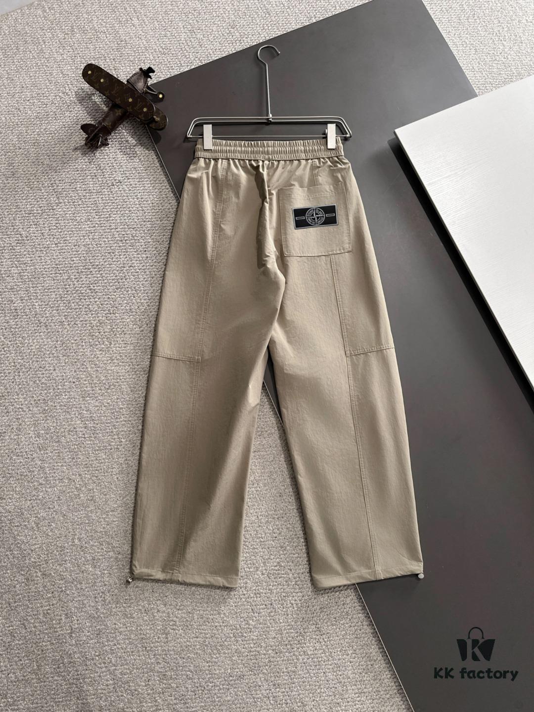 6931a426ccd8ab3d7af98694 Stone Island 2025 Spring/Summer New Elastic Waist Casual Pants, Lightweight Custom Fabric, Breathable and Comfortable, Exquisite Details, Premium Design Concept, Soft and Smooth Texture, Relaxed Cut with Excellent Fit
