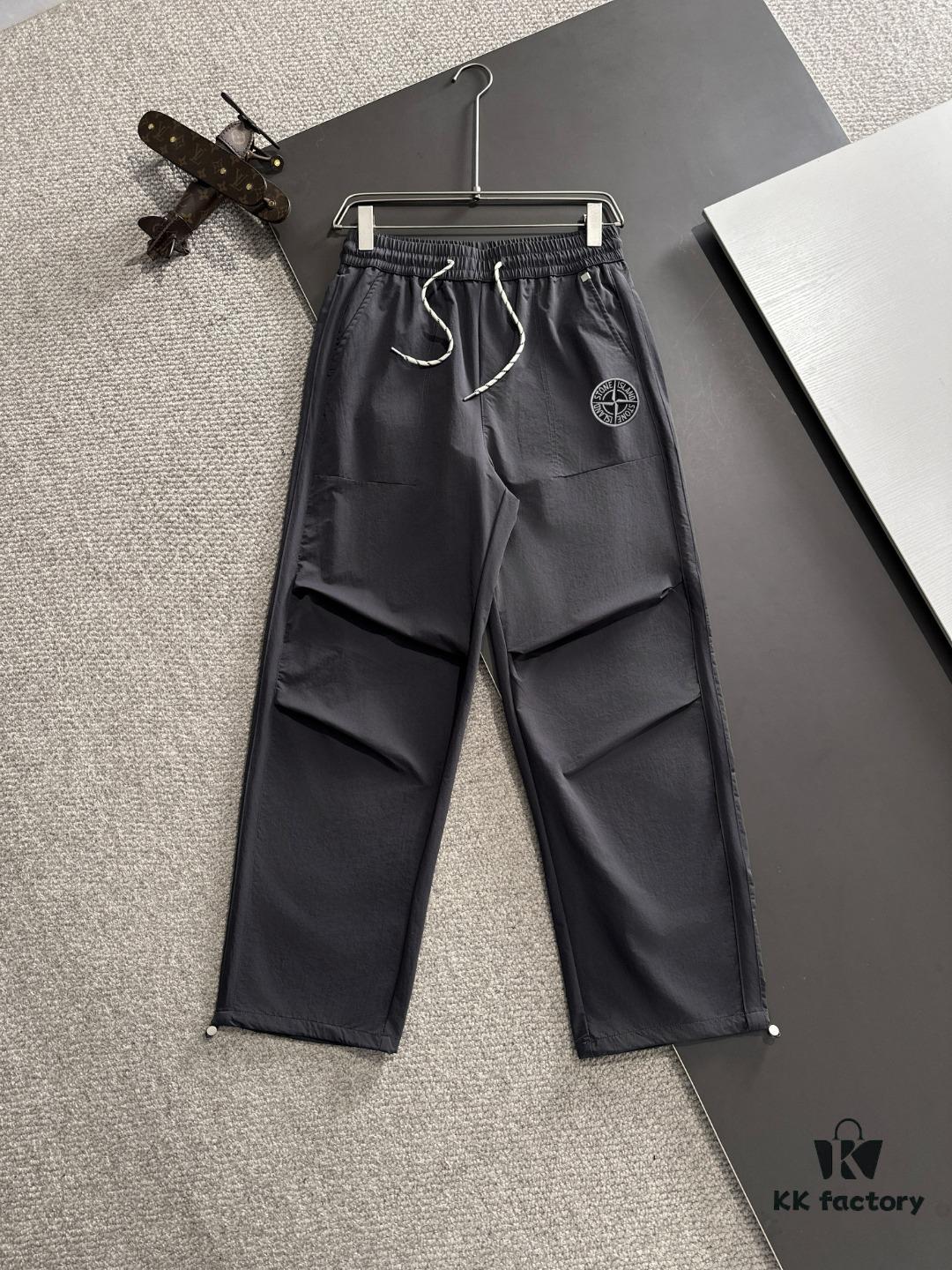 6931a426ccd8ab3d7af98695 Stone Island 2025 Spring/Summer New Elastic Waist Casual Pants, Lightweight Custom Fabric, Breathable and Comfortable, Exquisite Details, Brand Design Concept, High Quality, Soft and Smooth Touch