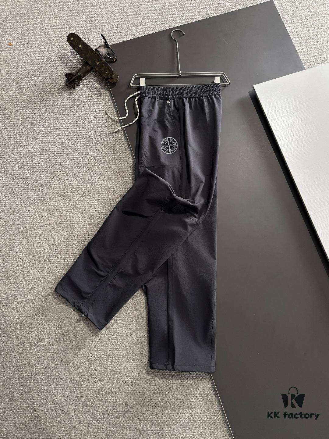 6931a426ccd8ab3d7af9869b Stone Island 2025 Spring/Summer New Elastic Waist Casual Pants, Lightweight Custom Fabric, Breathable and Comfortable, Exquisite Details, Brand Design Concept, High Quality, Soft and Smooth Touch