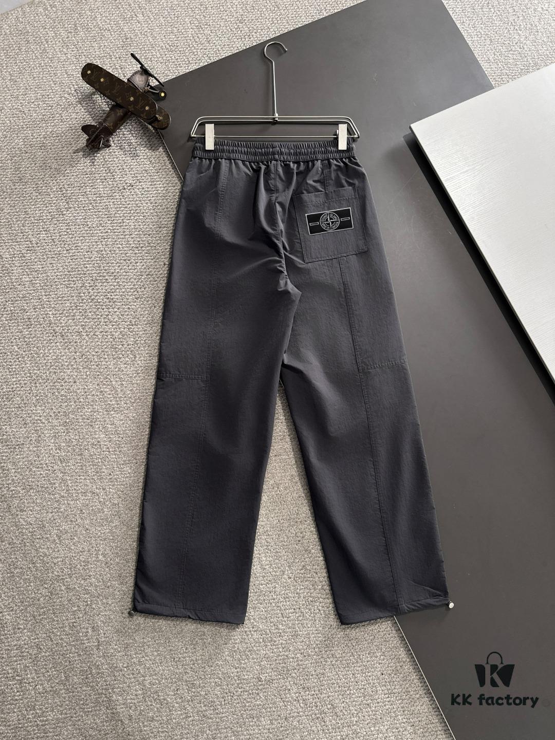 6931a426ccd8ab3d7af9869d Stone Island 2025 Spring/Summer New Elastic Waist Casual Pants, Lightweight Custom Fabric, Breathable and Comfortable, Exquisite Details, Brand Design Concept, High Quality, Soft and Smooth Touch