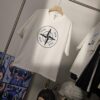 6931a427ccd8ab3d7af986ab DIOR & Stone Island Short Sleeve T-Shirt, Premium Version with Original Pattern Custom 280g 32S Double-Yarn 100% Cotton Fabric, Exceptionally Soft and Comfortable, Fully Different from Market Versions, Shrink-Resistant, Deformation-Resistant, Anti-Pilling, Paired with 320g 1x1 Ribbing (Same-Dye-Batch Ribbing for Color Consistency, Resists Deformation), Authentic 1:1 Fit, Custom Trims