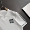 6931a427ccd8ab3d7af986b1 High-Quality Stone Island 2025 Spring/Summer New Men's Lapel Short-Sleeve T-Shirt