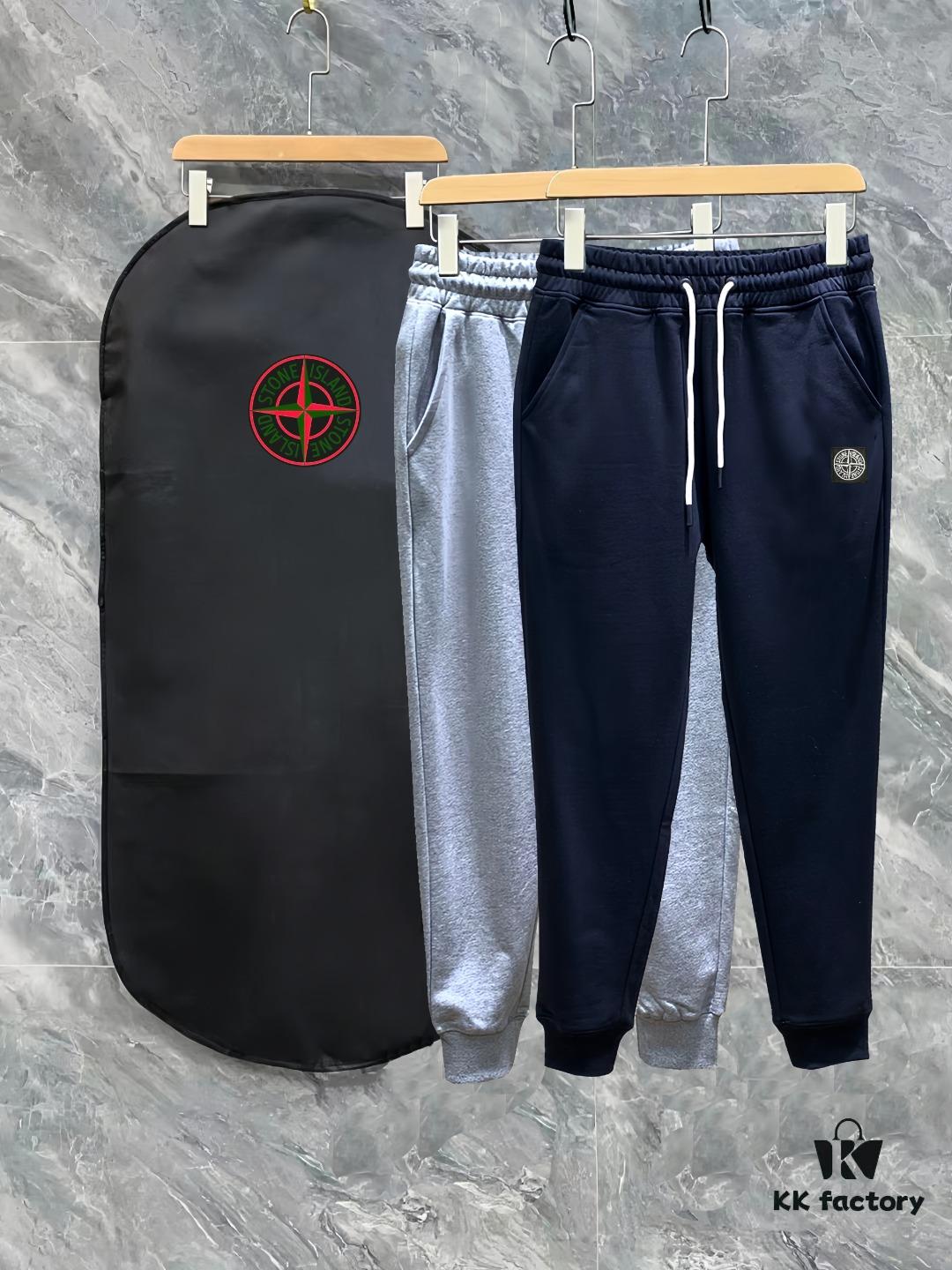6931a429ccd8ab3d7af986ca Stone Island SS Collection Slim-Fit Sport Pants with Minimalist Logo, Premium Fabric from Domestic OEM Factory