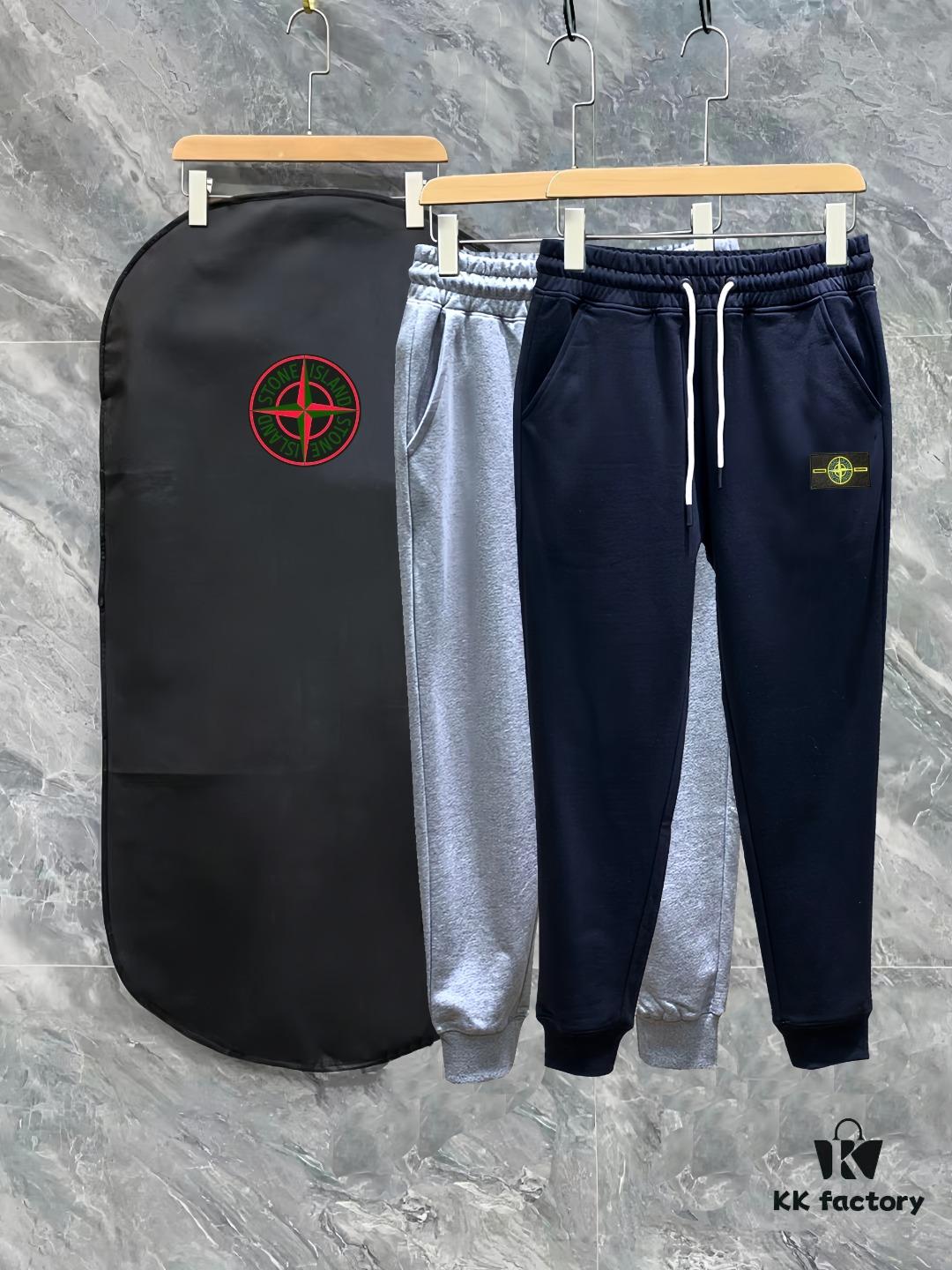 6931a429ccd8ab3d7af986d3 Stone Island SS Showpiece Slim-Fit Sport Pants with Minimalist Logo, Premium Fabric from Domestic OEM Factory, 360g Weight, Universally Flattering Cut