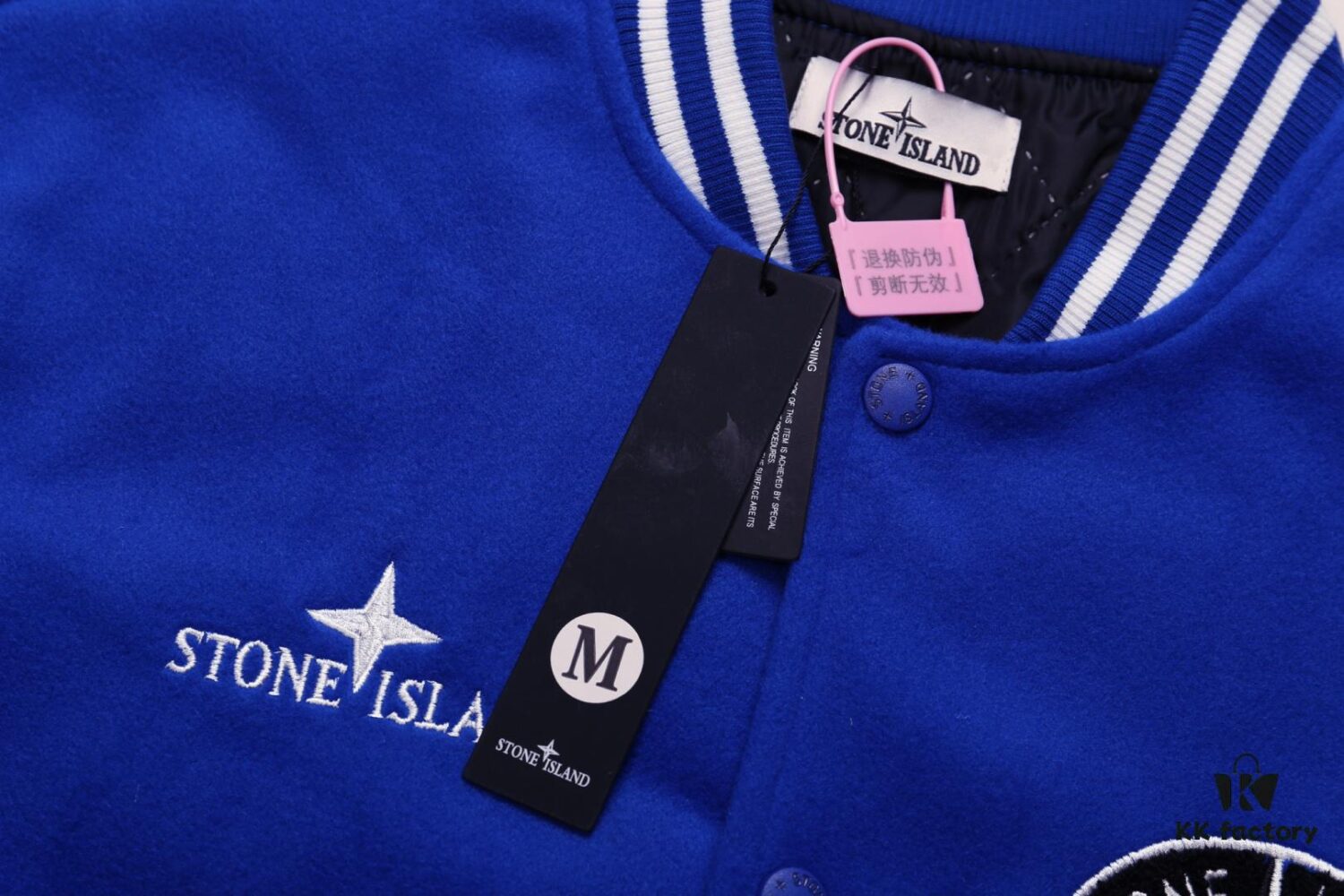 6931a42accd8ab3d7af986e3 Stone Island 24FW Premium Sheep Plush and PU Leather Baseball Jacket with Embroidered Back Logo