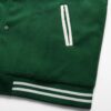 6931a42bccd8ab3d7af986f2 Stone Island 24FW Premium Leather-Patched Baseball Jacket with Embroidered Logo