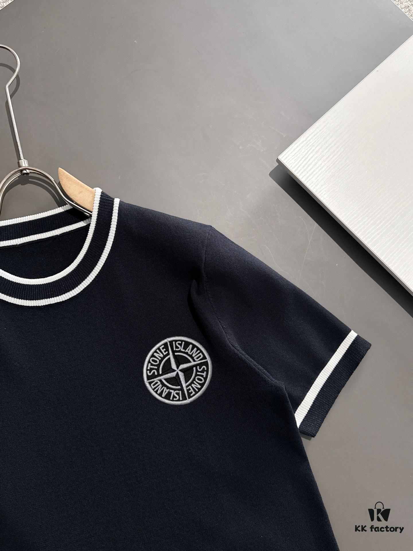6931a430ccd8ab3d7af9873f High-Quality Stone Island 2025 Spring/Summer New Men's Round-Neck Short-Sleeve T-Shirt