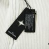 909# Stone Island Zipper Open-Front Hooded Knit Sweater in Black, White, Gray