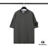 6931a434ccd8ab3d7af98787 STONE ISLAND (230g Double Yarn) Sleeve Pocket Trench T-Shirt in Black, White, Beige, Grey Green