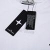 STONE ISLAND Dragon 3D Pattern T-Shirt in Black, White, and Bright Red