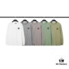 6931a435ccd8ab3d7af987a3 STONE ISLAND (200g Double Cotton Yarn) Embroidered Logo Crew Neck Long Sleeve T-Shirt