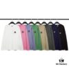 6931a436ccd8ab3d7af987aa 905# STONE ISLAND Embroidered Logo Crew Neck Knit Wool Long-Sleeve T-Shirt