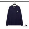 6931a436ccd8ab3d7af987ae 905# STONE ISLAND Embroidered Logo Crew Neck Knit Wool Long-Sleeve T-Shirt