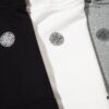STONE ISLAND Printed Classic Hoodie in Black, Gray, White