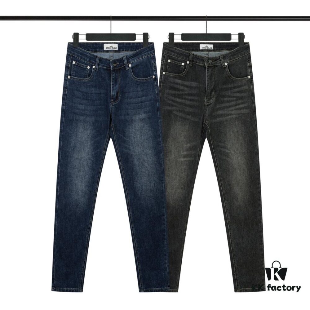 STONE ISLAND Washed Denim Jeans