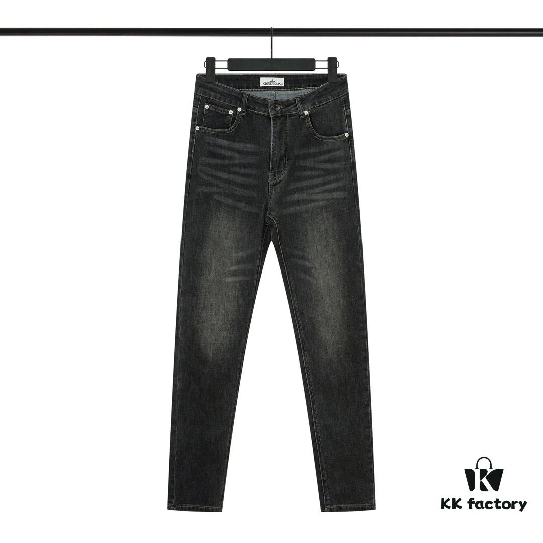 STONE ISLAND Washed Denim Jeans