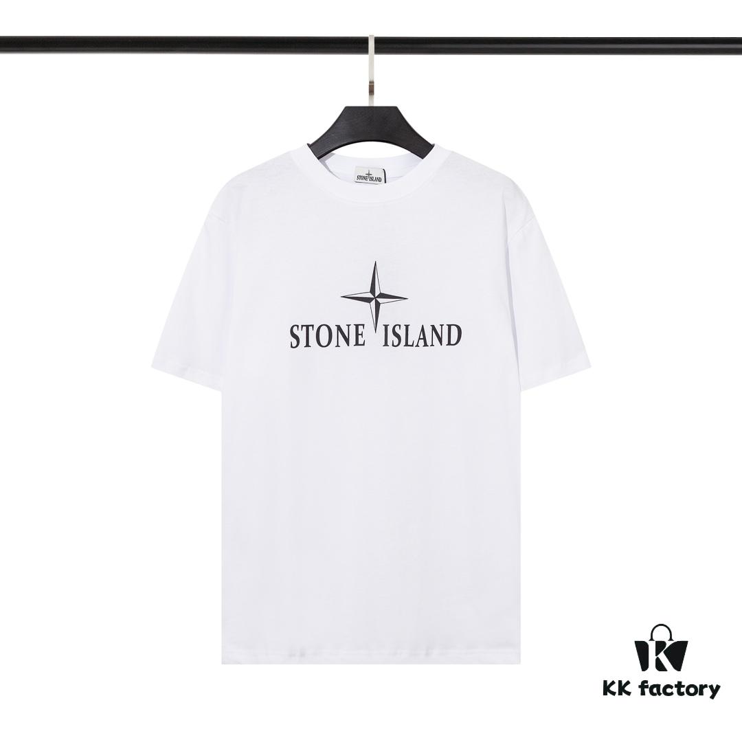 6931a43accd8ab3d7af987f4 STONE ISLAND Classic Printed T-Shirt
