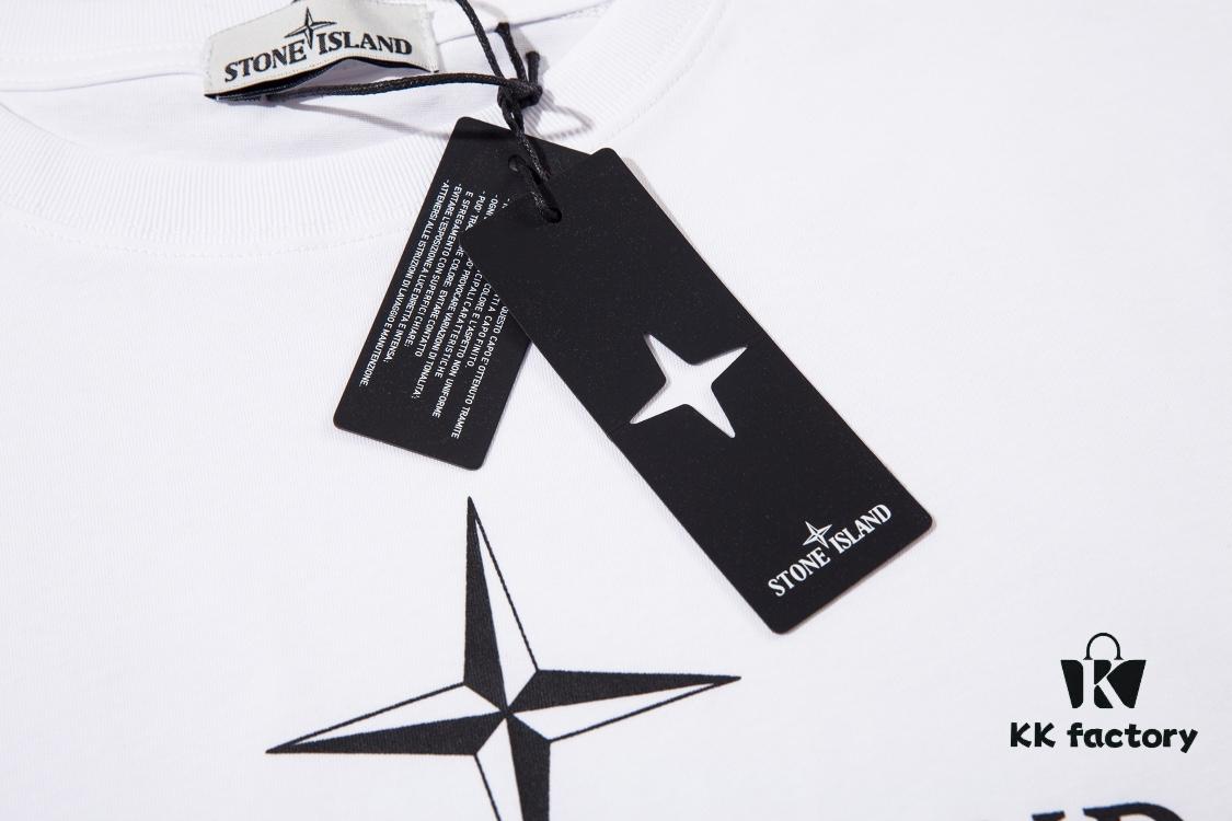 6931a43accd8ab3d7af987fa STONE ISLAND Classic Printed T-Shirt