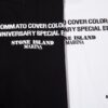 6931a43accd8ab3d7af98800 STONE ISLAND Foam Printed Letter T-Shirt in Black and White