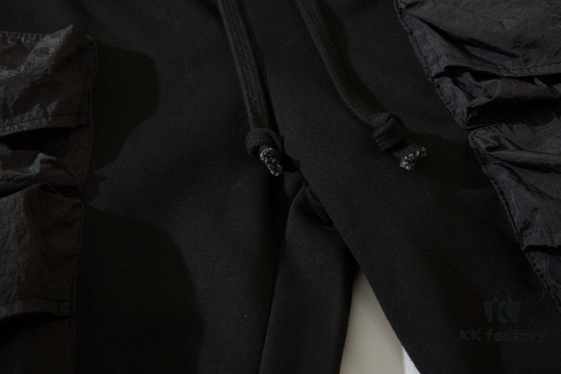 6931a43cccd8ab3d7af98823 STONE ISLAND (320g Cotton Sweatpants) Multi-Pocket Casual Loose-Fit Full-Length Pants with Drawstring Cuffs. Black. M L XL XXL