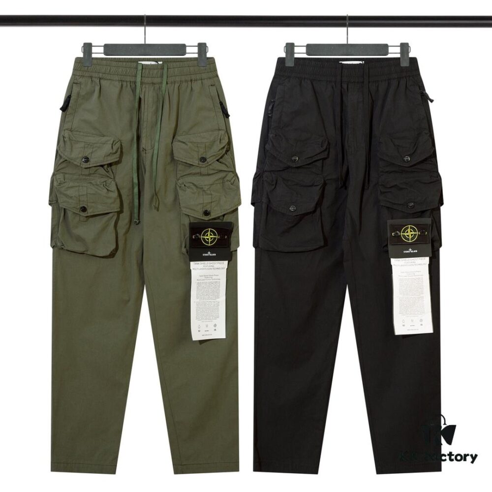 6931a43cccd8ab3d7af98827 STONE ISLAND Multi-pocket Cargo Pants