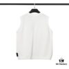 6931a43eccd8ab3d7af9883d STONE ISLAND Vest with Double Zipper Sweater in Black and White