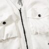 6931a43eccd8ab3d7af9883f STONE ISLAND Vest with Double Zipper Sweater in Black and White