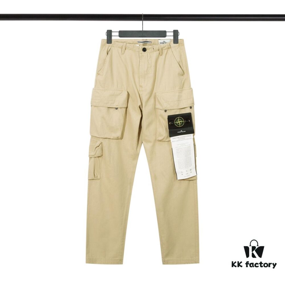 6931a43eccd8ab3d7af98842 STONE ISLAND Multi-Pocket Cargo Pants